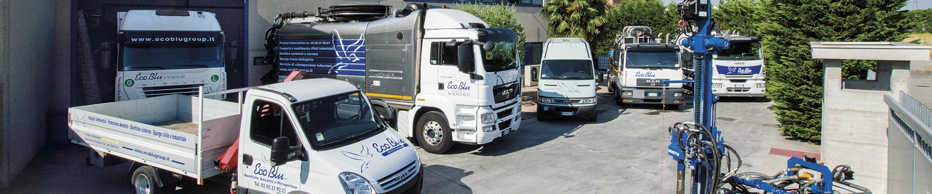 Il nostro parco automezzi EcoBlu